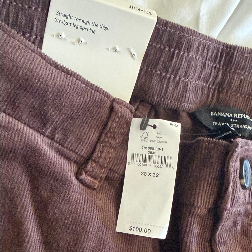 Banana Republic Dark Brown Corduroy Trousers